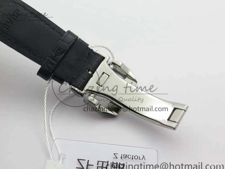 MIROTIME 0208 MoistureWicking Portuguese IW371491 ZF 1:1 Best Edition SS Blue Dial On Leather Strap A79350 (Slim Movement) V 7221